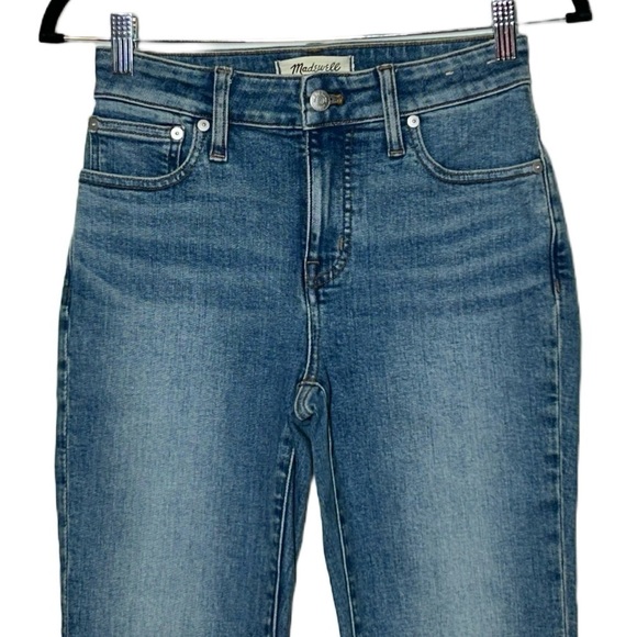 NWT Madewell Curvy Kick Out Crop Jeans in Medium Wash, Mid Rise, Size 25 - Picture 6 of 13